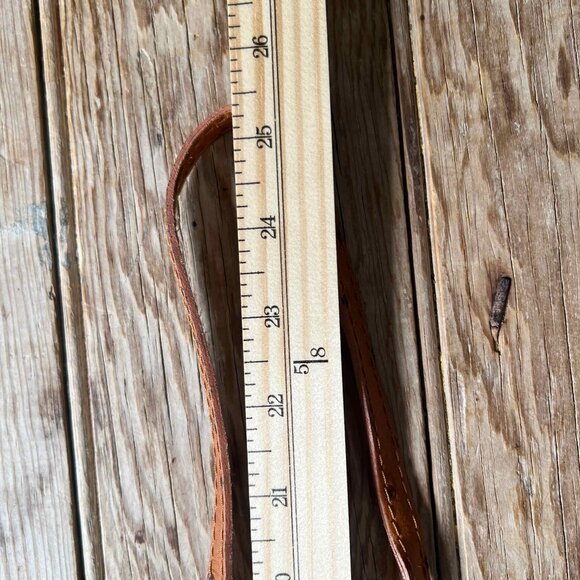 Vintage Genuine Ostrich Leather Borse in Pelle Crossbody Handbag Black Cognac - Picture 13 of 13